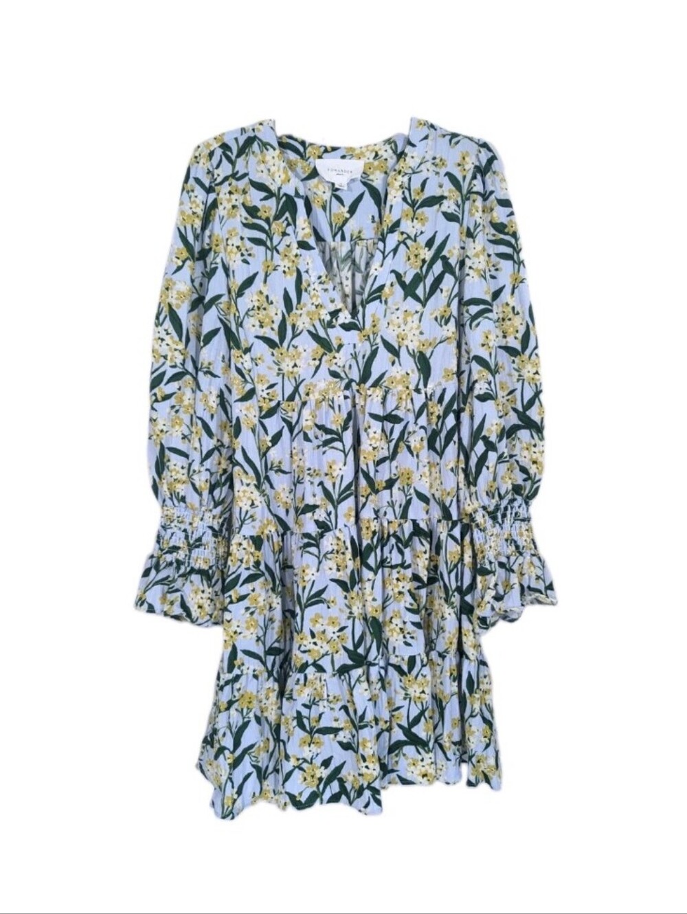 Tuckernuck Pomander Place Kenzo Dress Small Long Sleeve Garden Floral wedding
